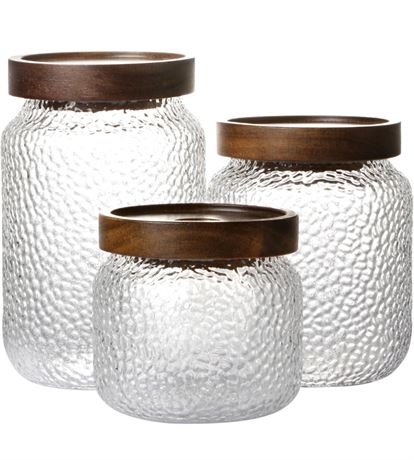 NUTRIUPS Glass Jars with Lids,