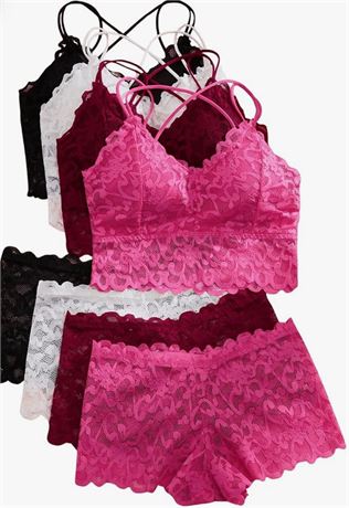 (XL) MakeMeChic Women's Lingerie Set
