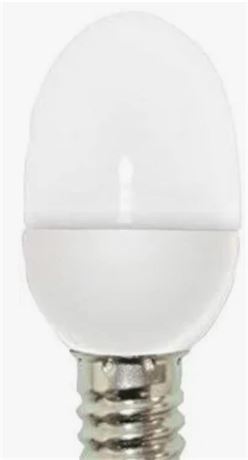 Pack of (7) GE C7 Frosted Candelabra LED