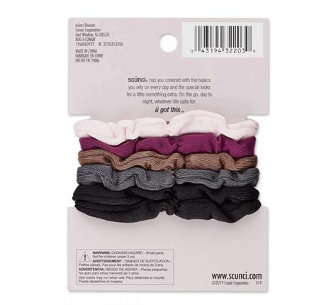 (3pk/Scunci Everyday & Active Scrunchies