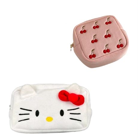 Set Of 2 Small Makeup Pouch for Women Mini
