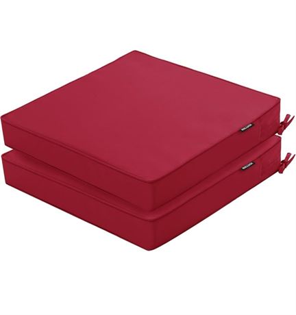 Outdoor Chair Cushions 22 x 22 Inch Waterproof