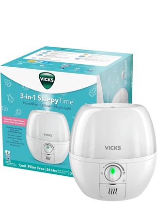 Vicks 3-in-1 SleepyTime Humidifier, No. 1 Brand