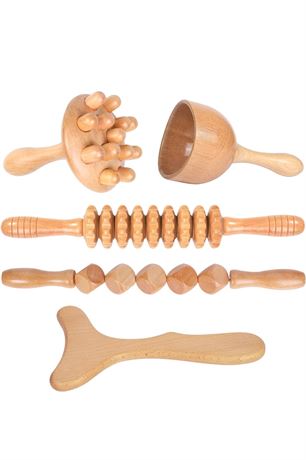 Wood Therapy Massage Tools 5-in-1