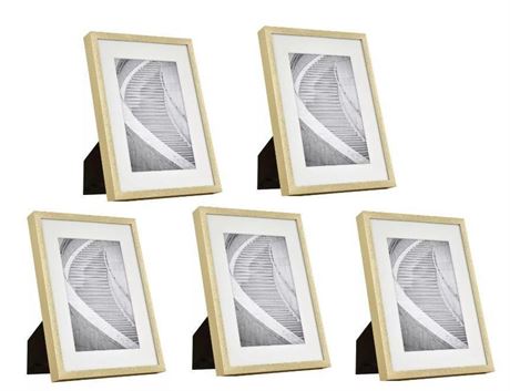 Pack of (5) Golden Picture Frame