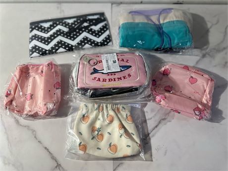 Bundle of Makeup Bags