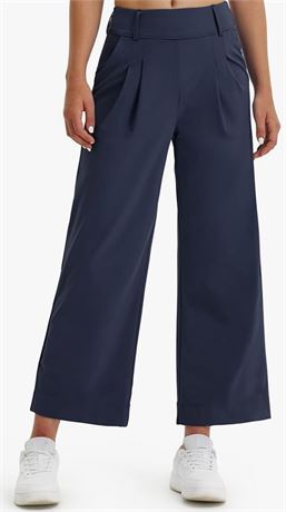 (M) Women's Wide Leg Dress Pants