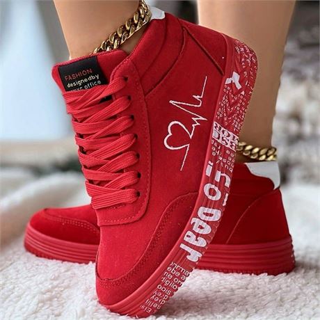 Women's Solid Color Casual Sports Shoes
