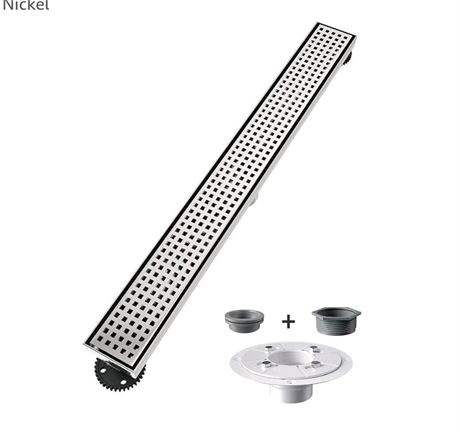 USHOWER 24-Inch Linear Shower Drain