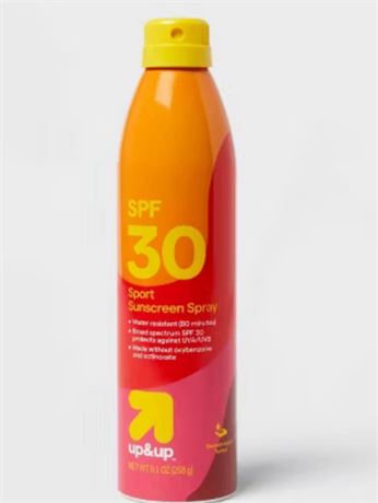 (2pc)Sport Sunscreen Spray - SPF 30 - up&up