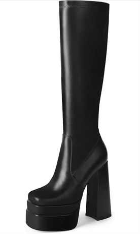 Platform Knee High Boots