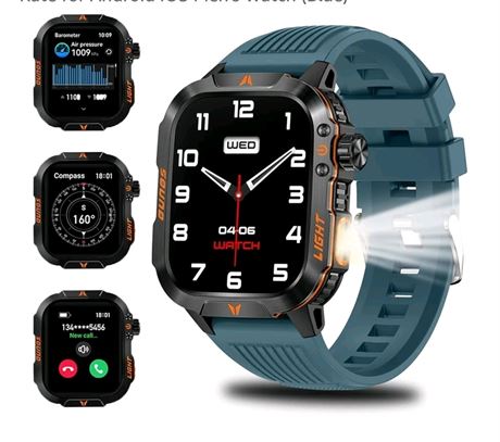 Smartwatch LED Flashlight Barometer