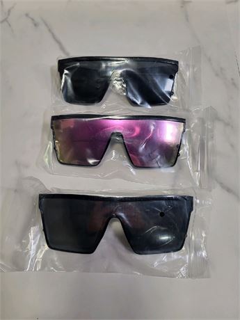 3pk Mens Various Styles Sunglasses