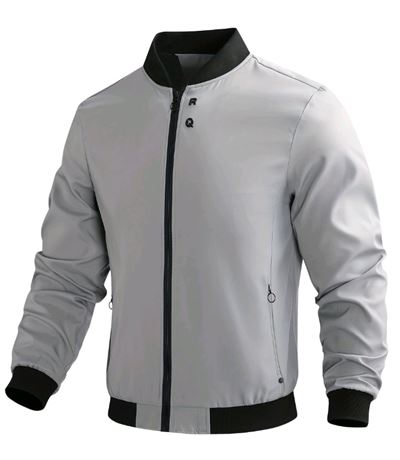 (XXL) Men's jacket zipper on left