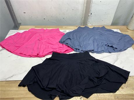 (XL) 3 Pack Skorts for Girls