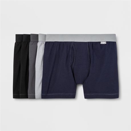 Men's Boxer Briefs 5pk - Goodfellow & Co� Black/G