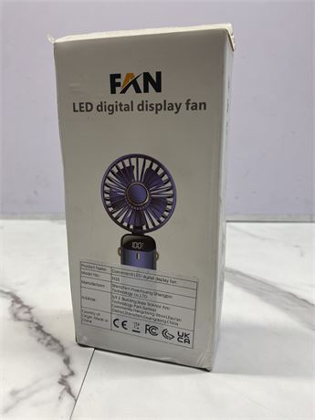 LED Digital Display Fan