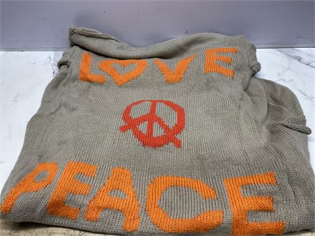 Love Peace Knit Sweater