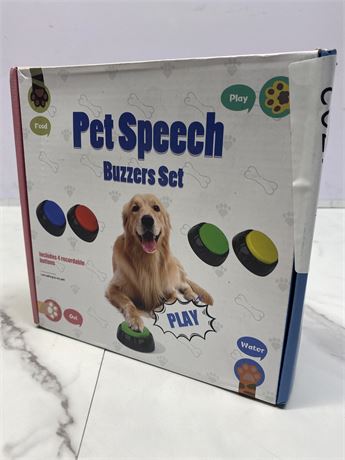 Pet Speech Buzzers Set