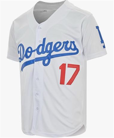 (L) Men's Baseball #17 Embroidered Unisex Hip