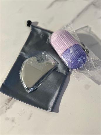 Silicone Ice Face Roller Stainless