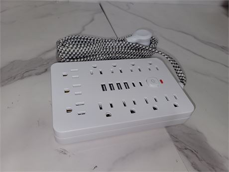 Power Strip with USB Ports