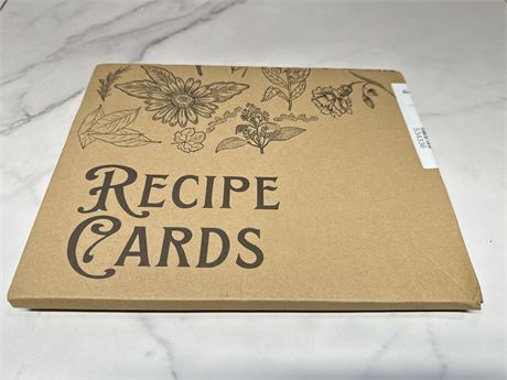Recipe Cards Set