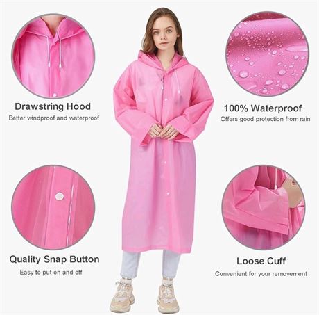 Rain Ponchos Raincoats for Adults