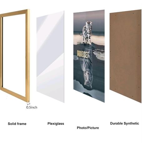 25x20 Picture Poster Frame, Horizontal