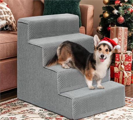 YITAHOME 4-Tier Dog Steps for Beds