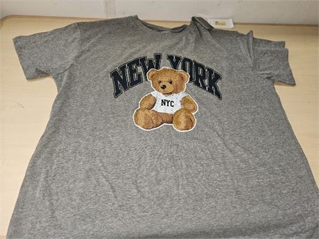 (XXL) New York NYC Teddy Bear T-Shirt