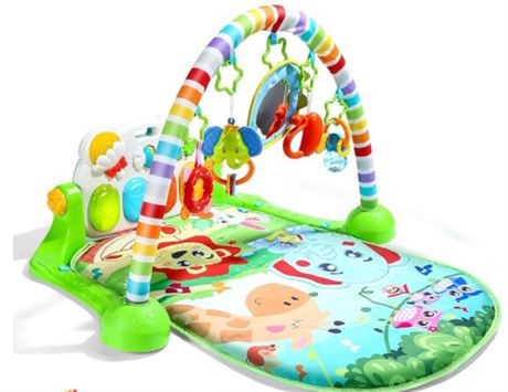 Baby Gym Play Mat, Play Piano Gym with