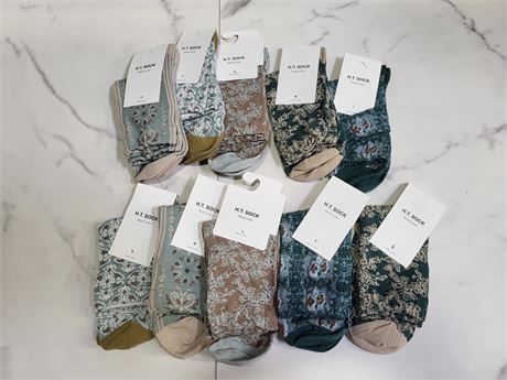Lot of 10 Pairs of H.T. Socks