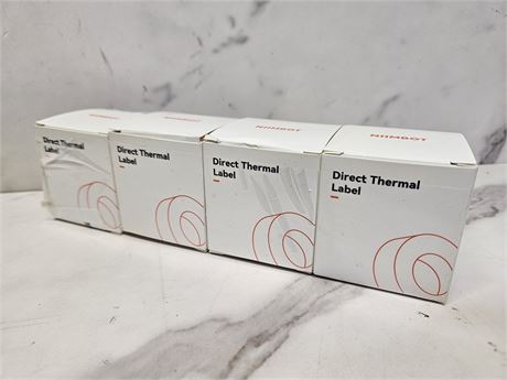 Lot of 4 Direct Thermal Labels