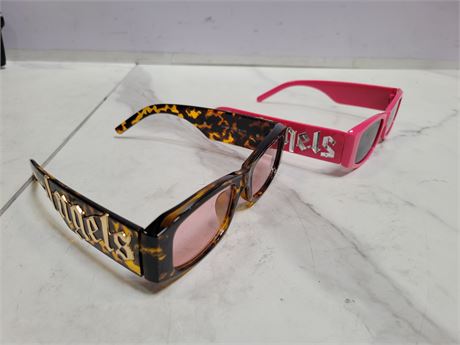 Lot of 2 replica Sunglasses and Cases Lot