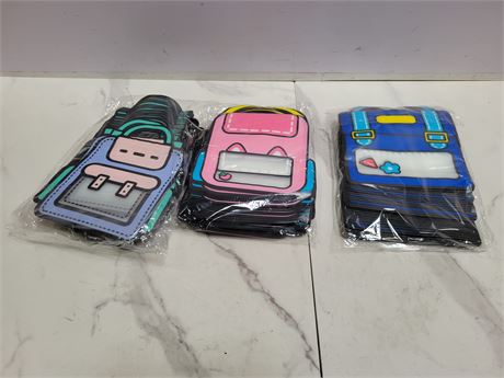 Lot of Cartoon party totes