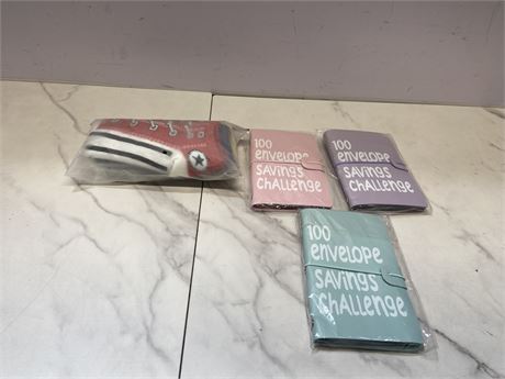 Savings Challenge and Shoe Lot