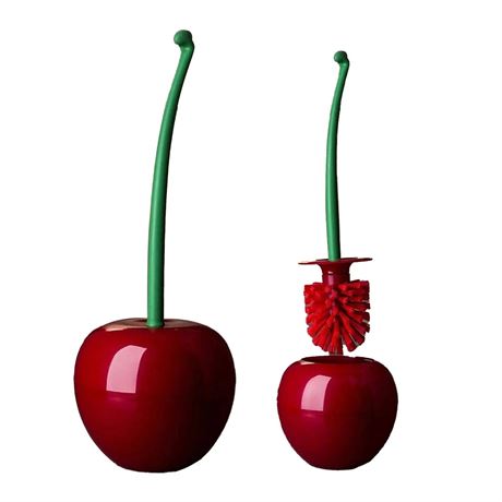 2 - Cherry Shape Toilet Brush