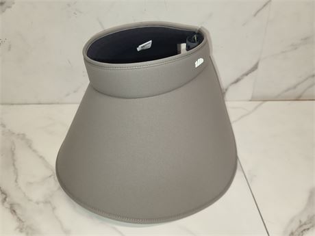 Gray Sun Visor Hat
