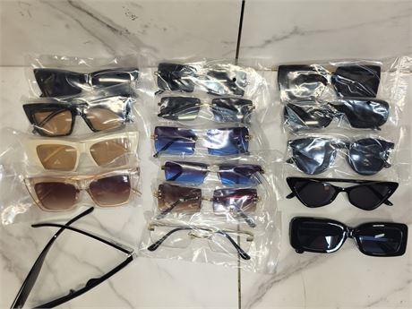 Lot of 16 Sunglasses