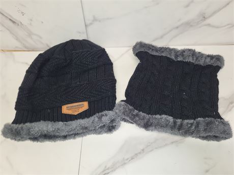 OS Winter Hat and Neck Warmer Set