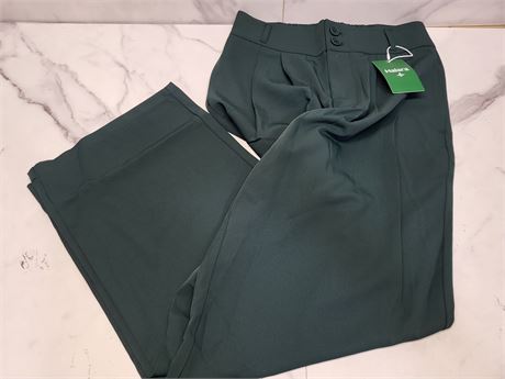 Small Petite Green Dress Pants