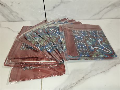 Lot of Paisley Napkins For Party Decor