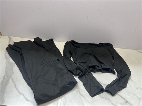 (M) Women’s Black Clothing Set