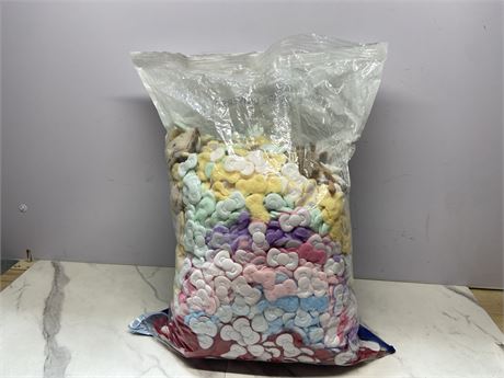 Bag of Colorful Plush Toys