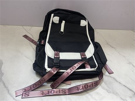 Black and White Backpack