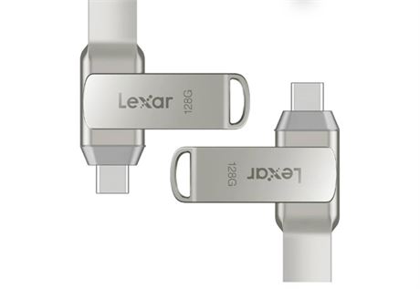 Lexar Dual Drive USB-C & USB-A 128GB (2 Pack)