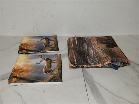 Deer Print Bedding Set