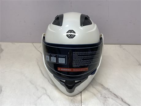 White Motorcycle Helmet