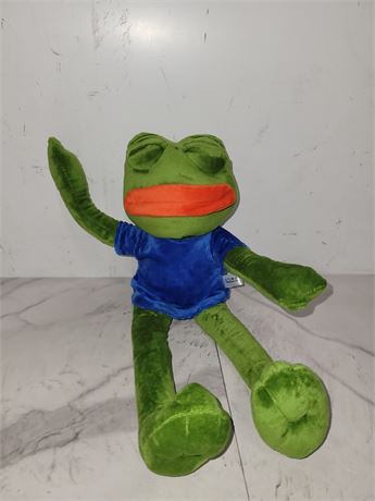 Green Frog Plush Toy